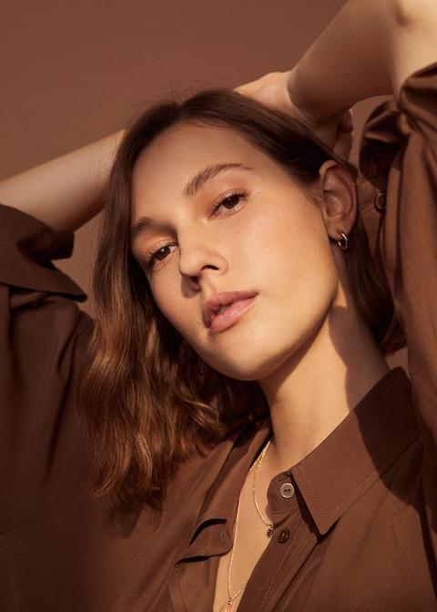 Oversize flowy shirt