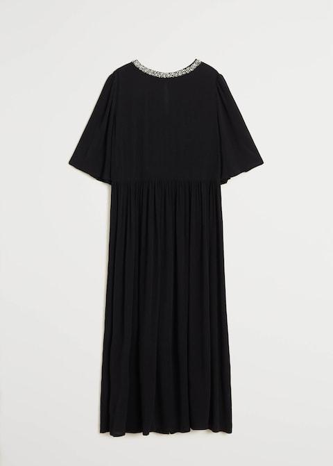 Pearl neck dress