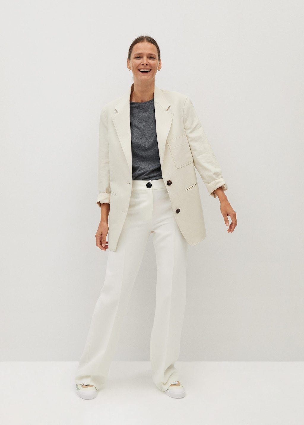 Essential cotton-blend T-shirt