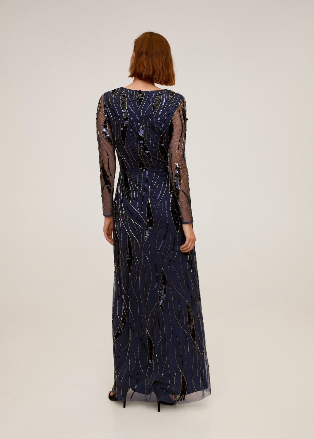 Sequined gown