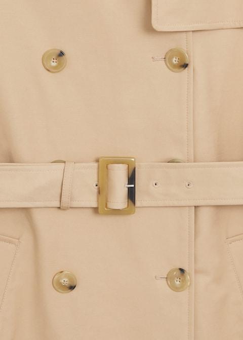 Classic cotton trench coat