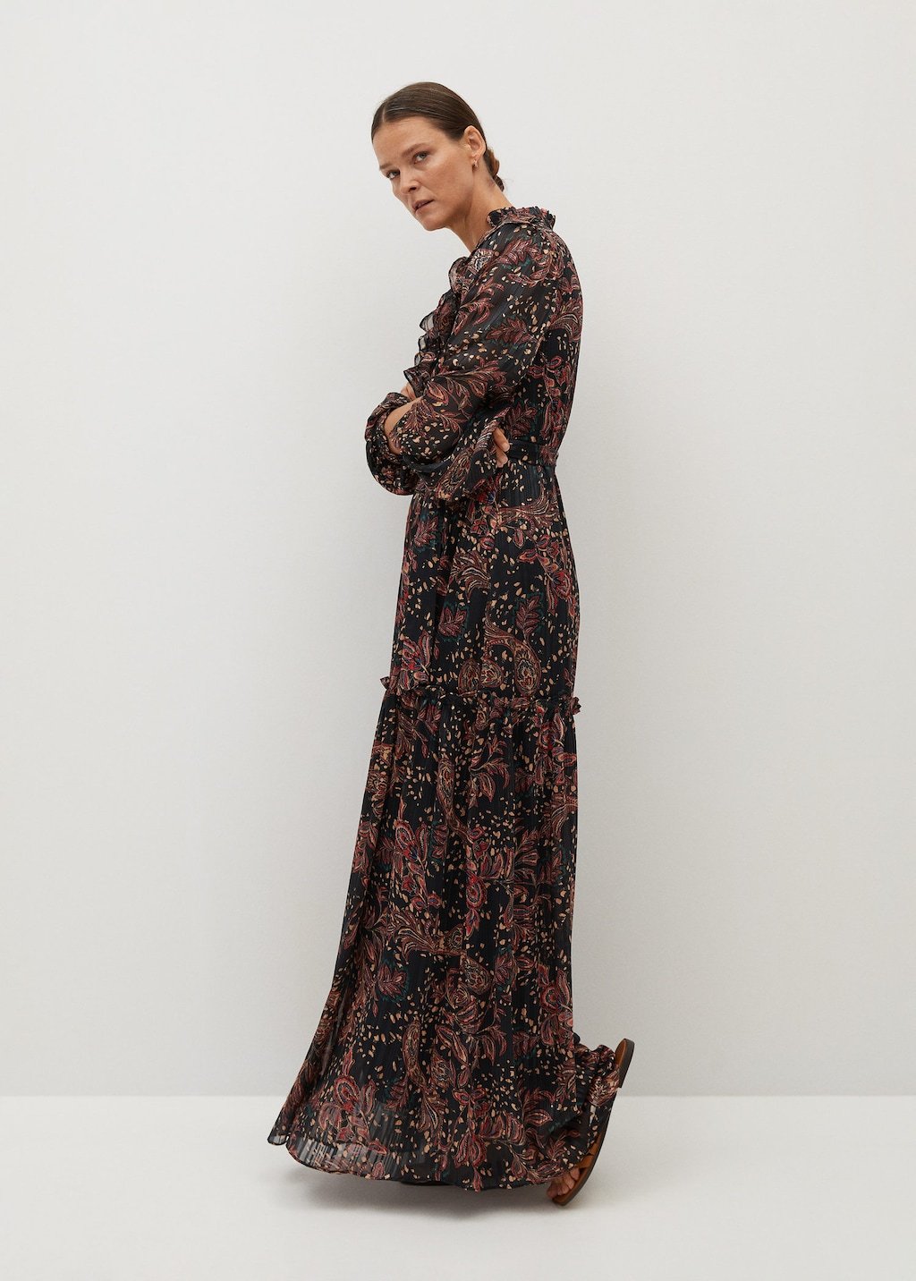 Printed long dress