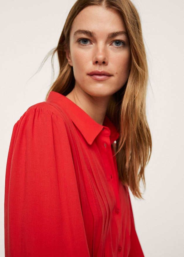 Lyocell pleated dress