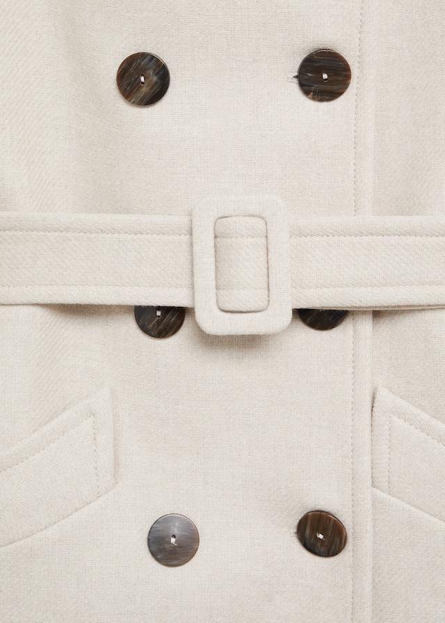 Manteco wool double-breasted coat