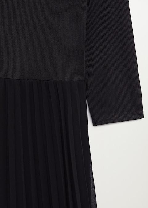Pleated skirt dress