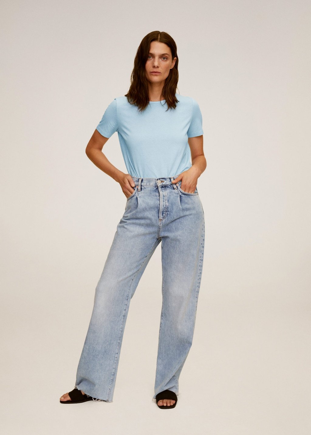 Essential cotton-blend T-shirt