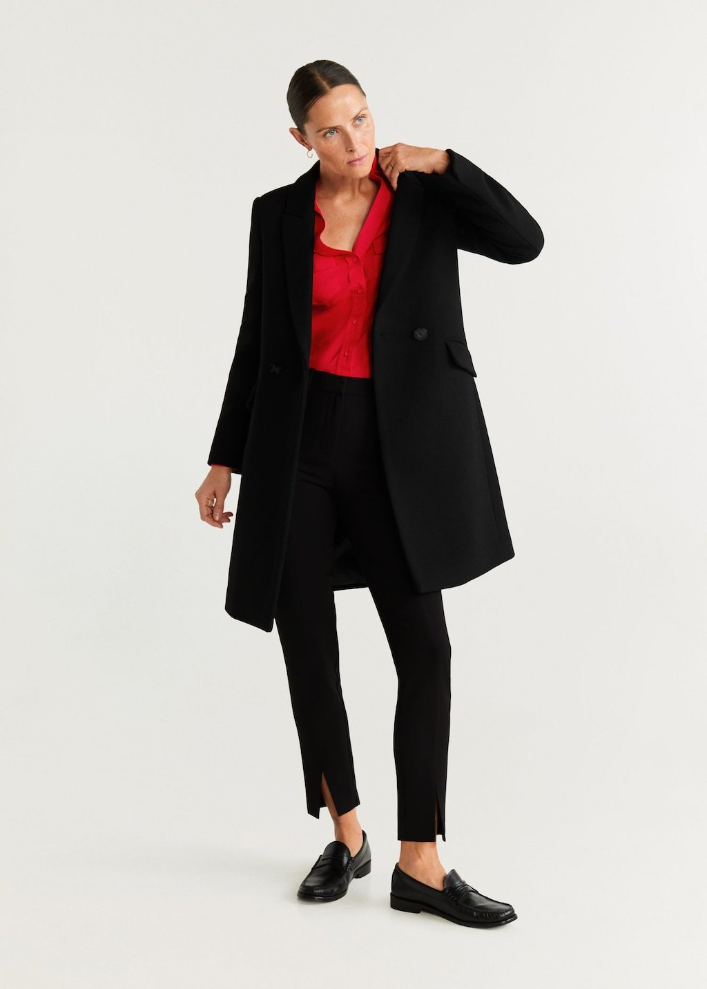 Chest-pocket cotton shirt