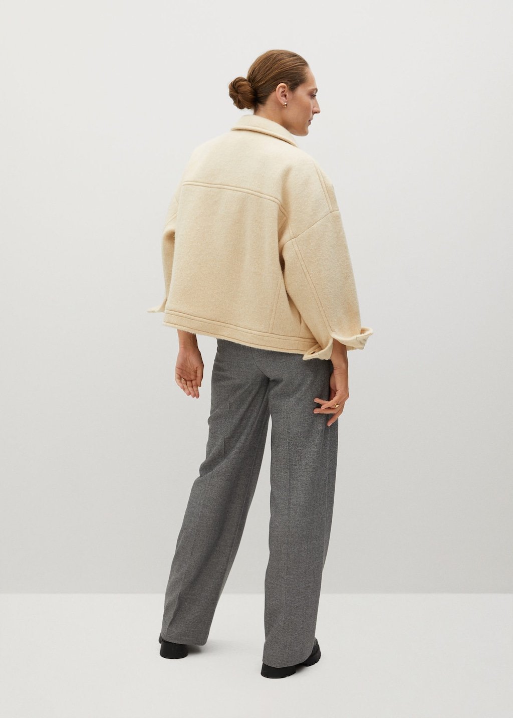 Knitted oversize jacket