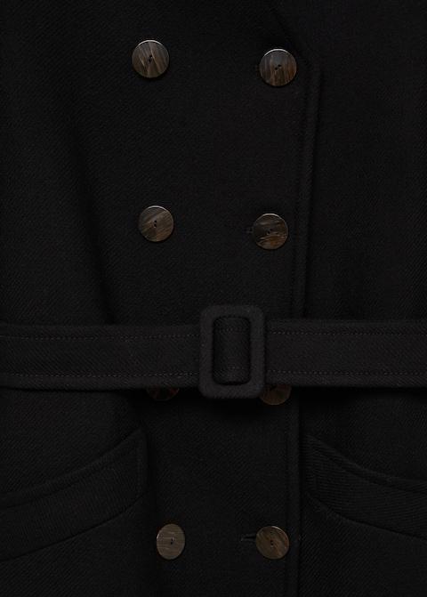 Manteco wool double-breasted coat
