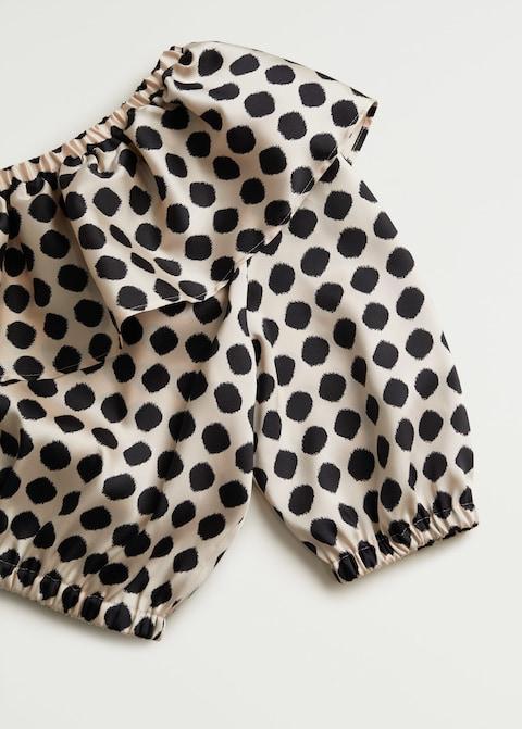 Polka-dot top