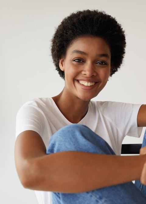 Essential cotton-blend T-shirt