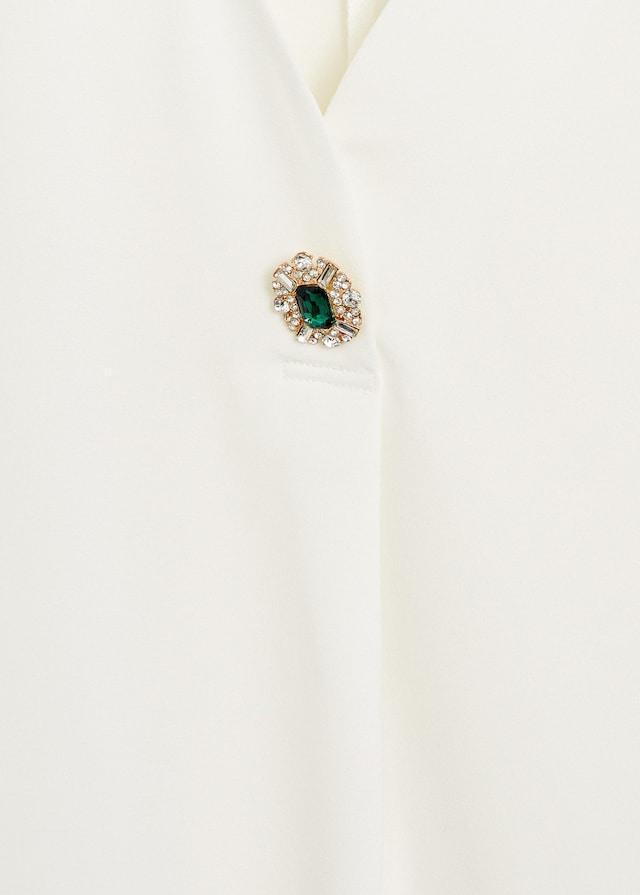 Jewel button blouse