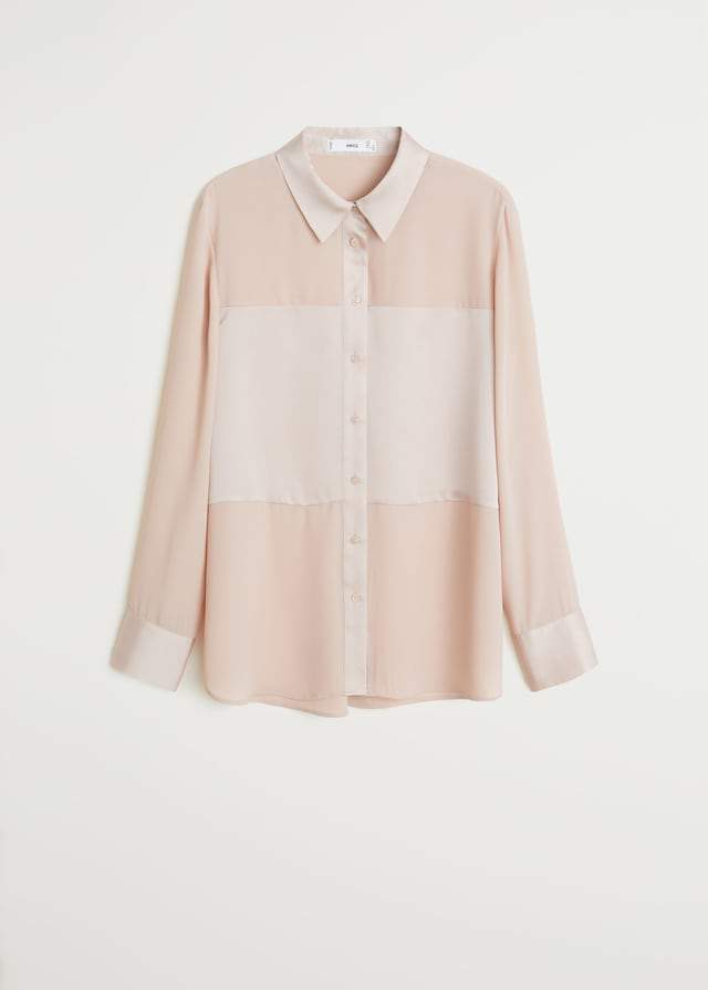 Satin finish flowy shirt