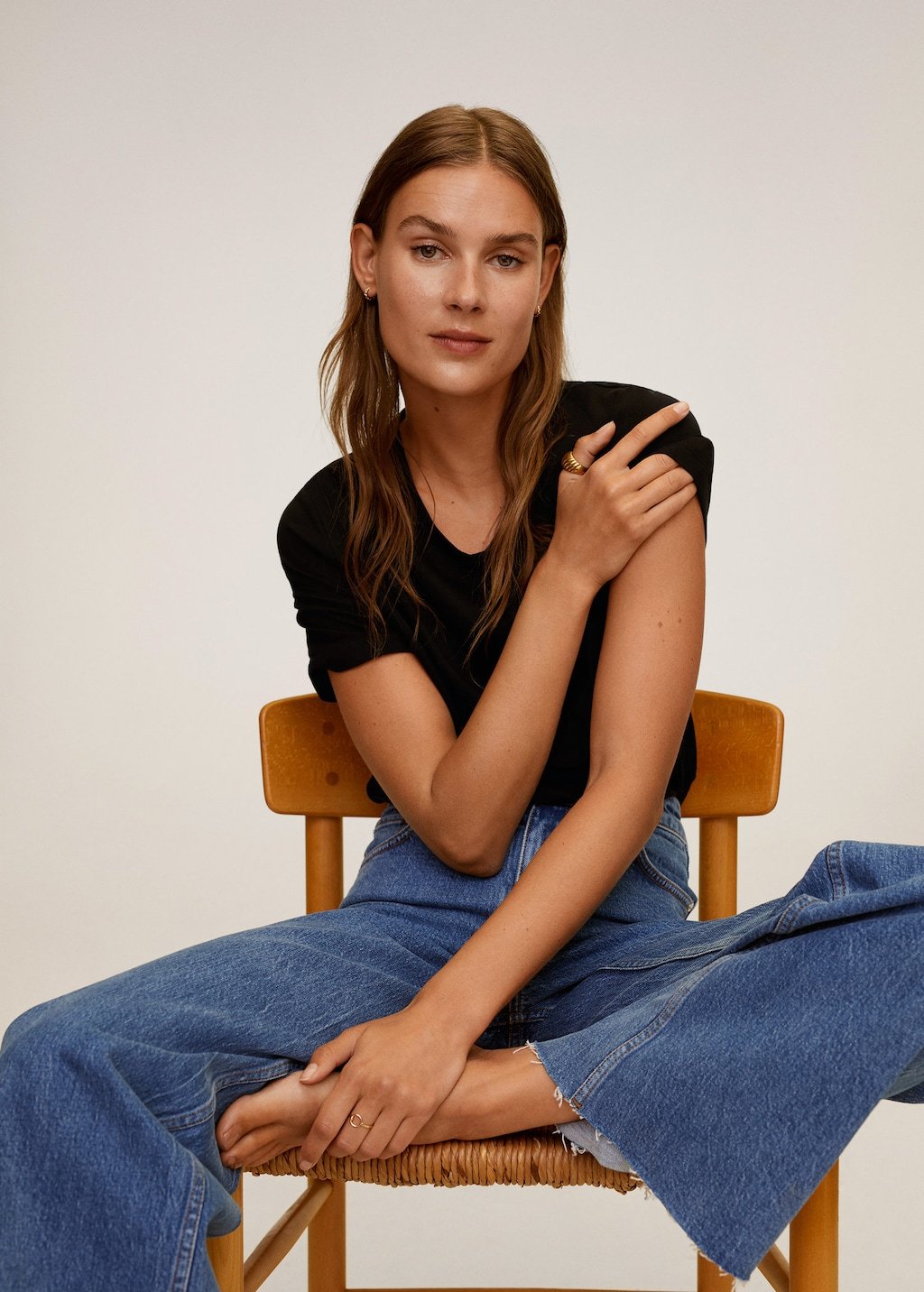 Essential cotton-blend T-shirt