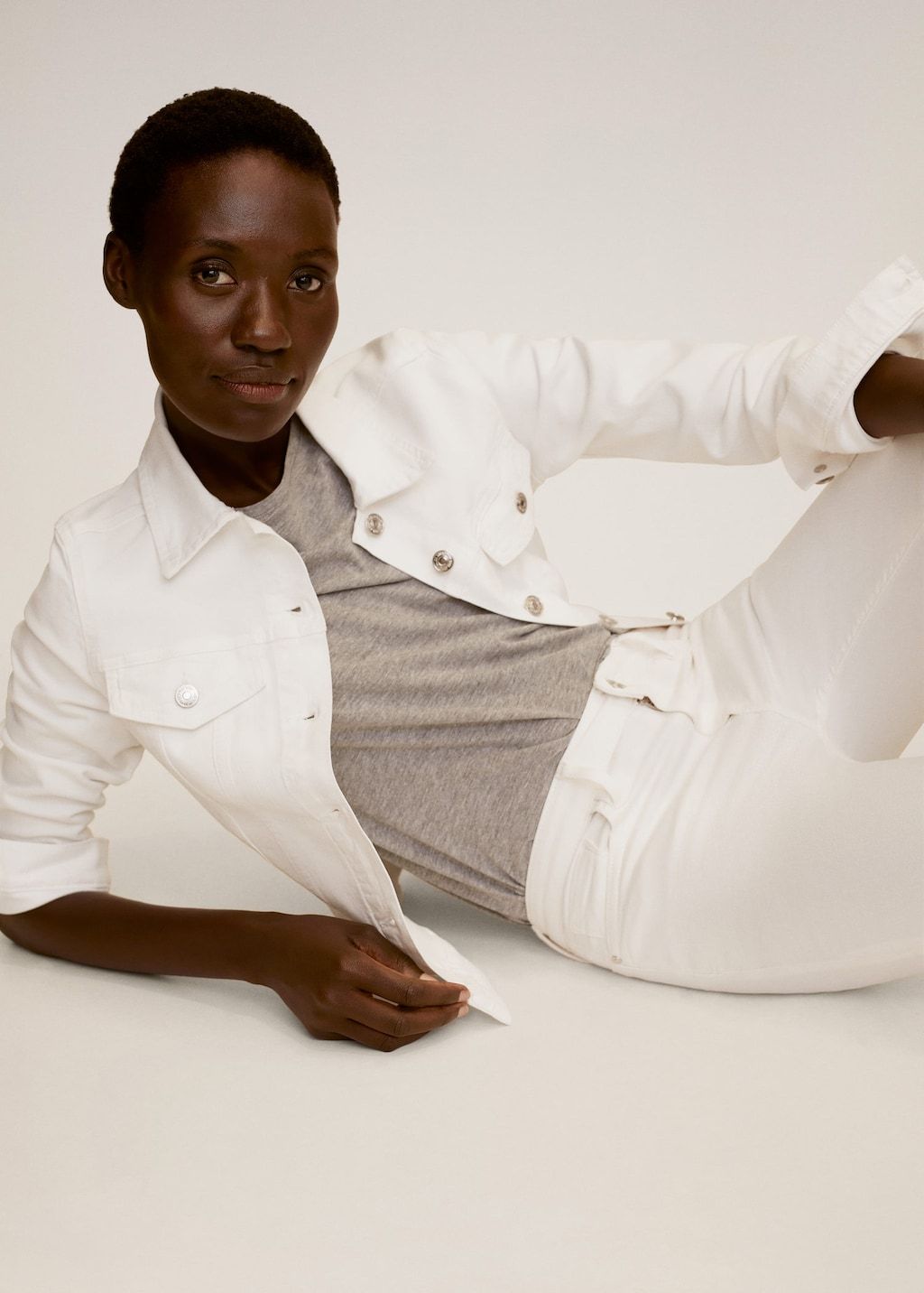 Pocketed denim jacket