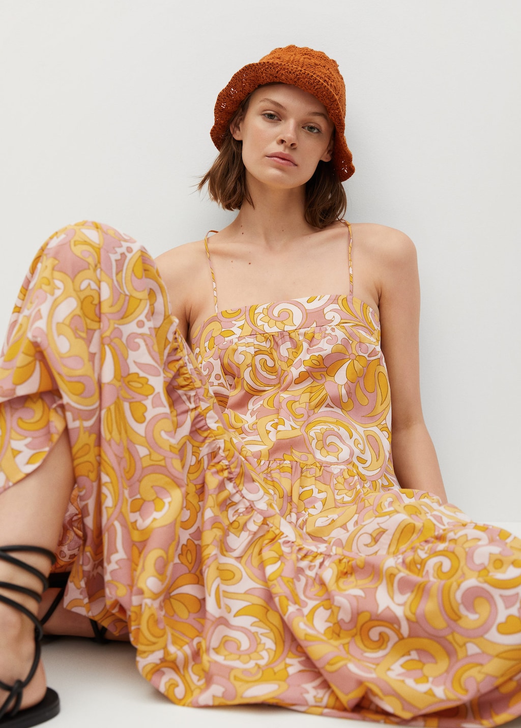 Maxi ruffles dress