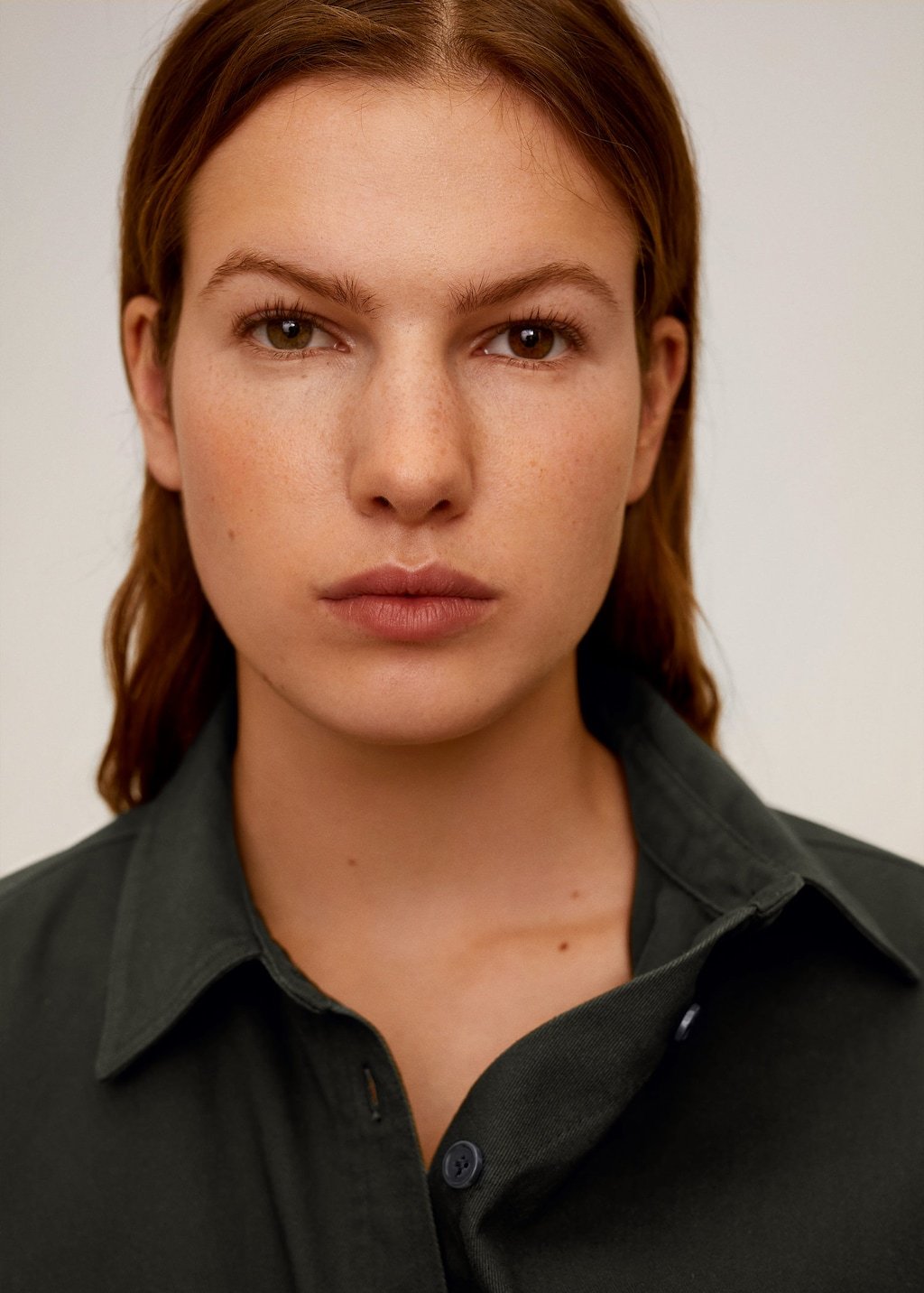 Chest-pocket cotton shirt