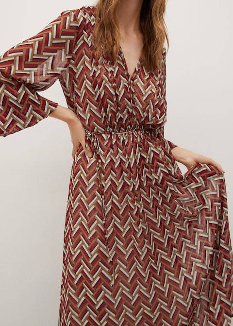 Ethnic print dress