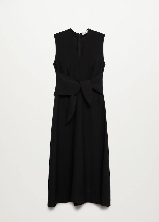 Lyocell dress with belt