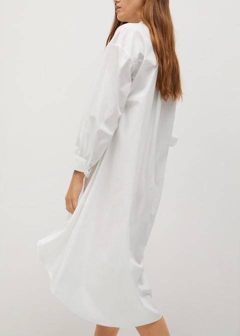 Cotton shirt dress