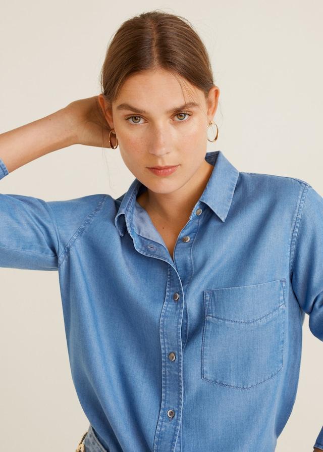 Denim style soft shirt