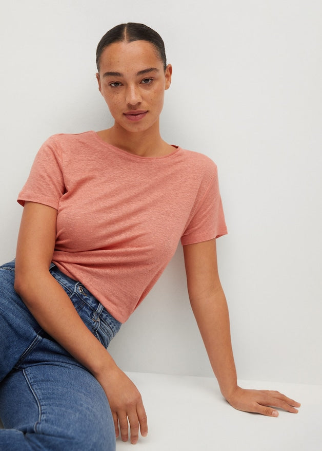 100% linen t-shirt