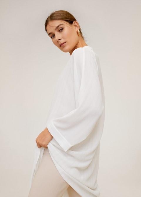 Metallic thread blouse