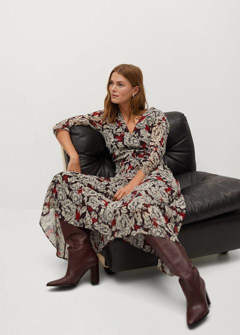 Floral pattern dress