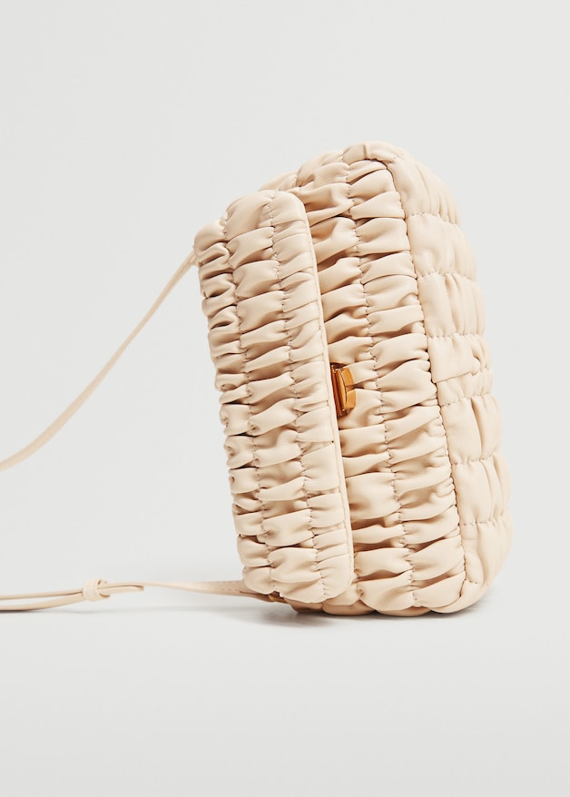 Bag with ruched detail