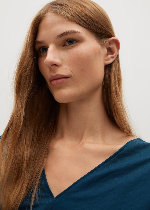 Pin tuck detail blouse