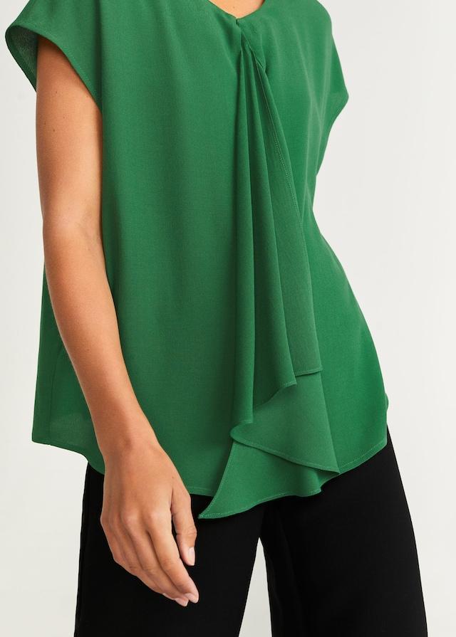 Draped detail blouse