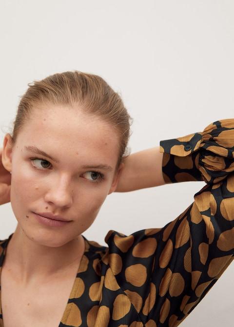 Geometric print dress