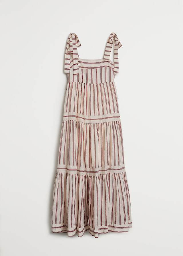 Striped long dress