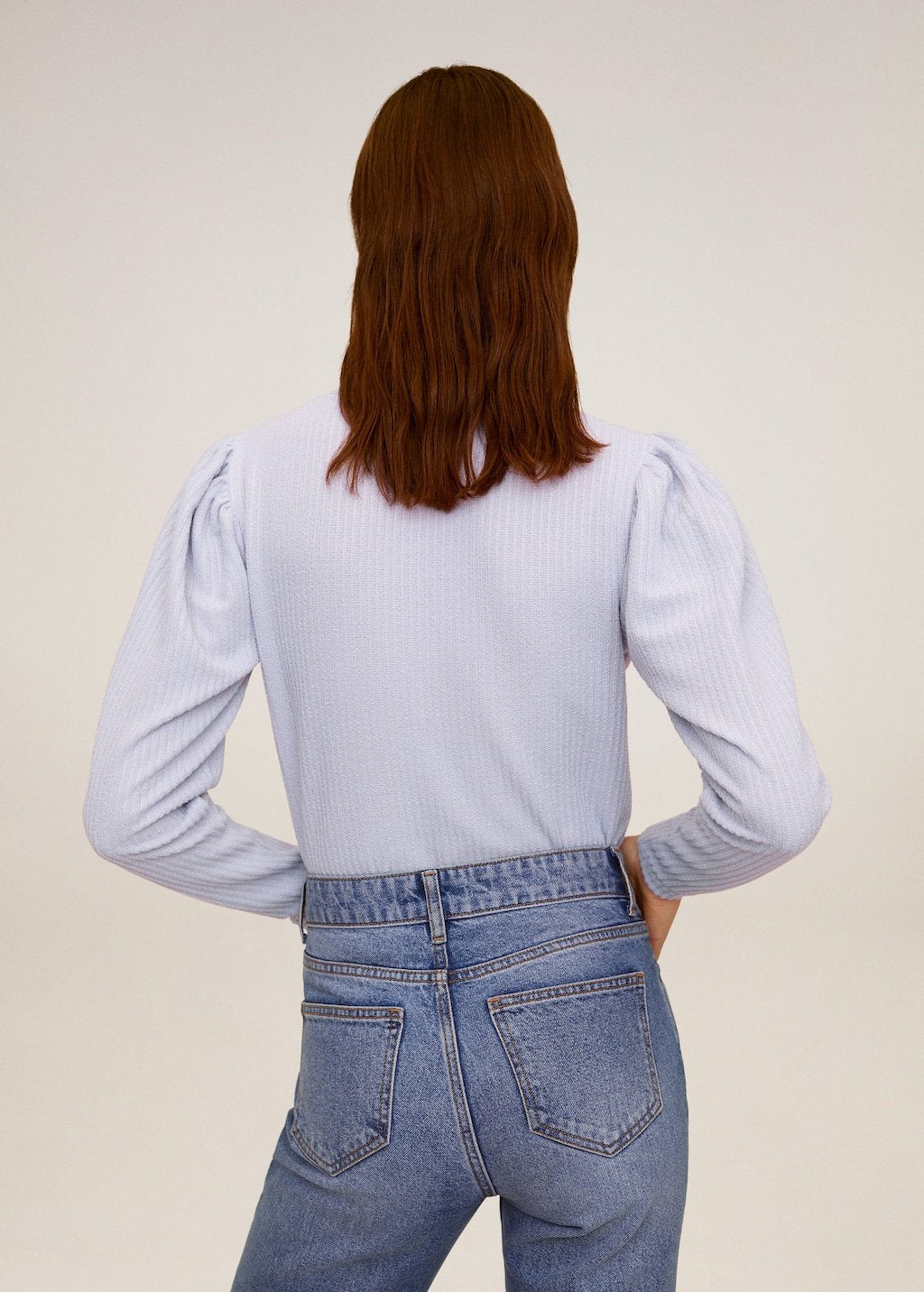 Puffed sleeves T-shirt