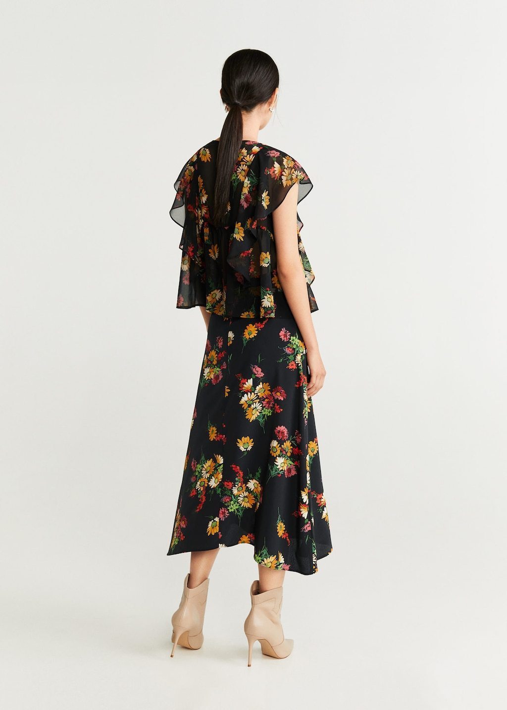 Flowy printed blouse