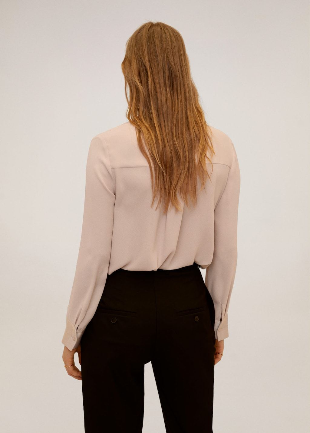 Satin finish flowy shirt