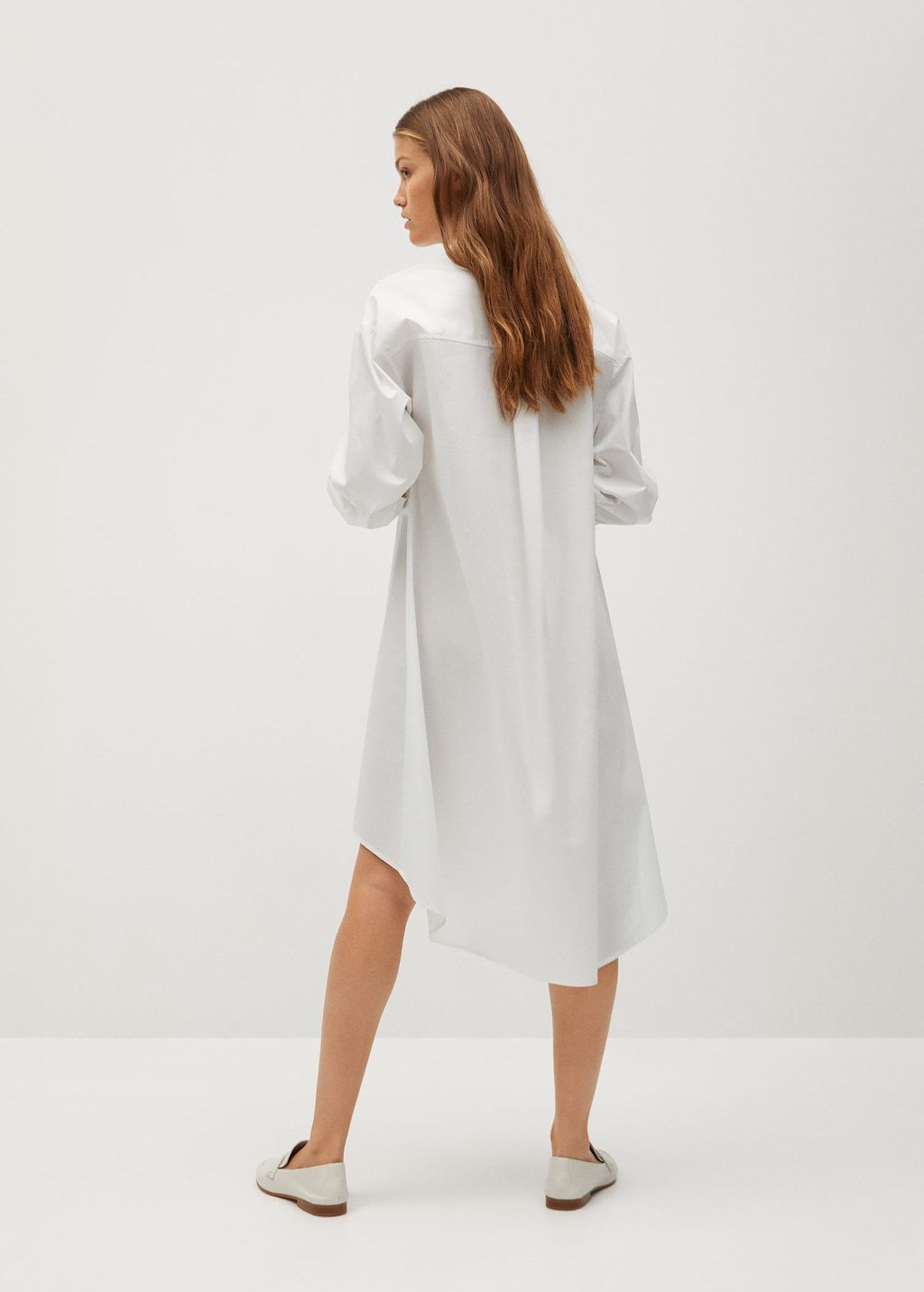 Cotton shirt dress