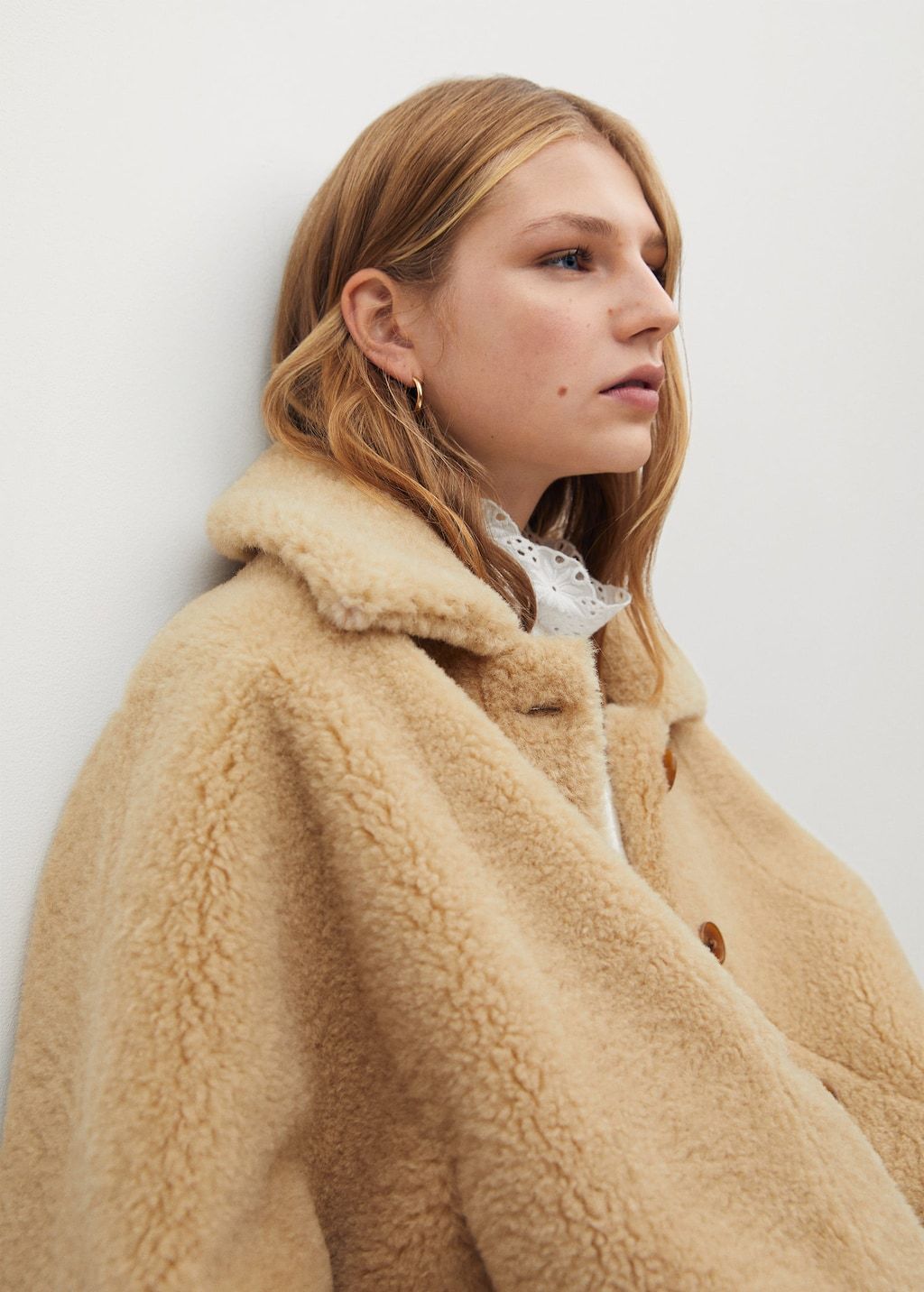 Faux shearling jacket
