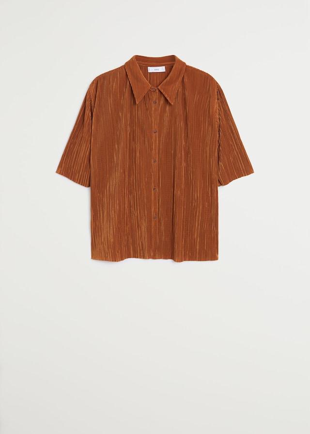 Pleated shirt