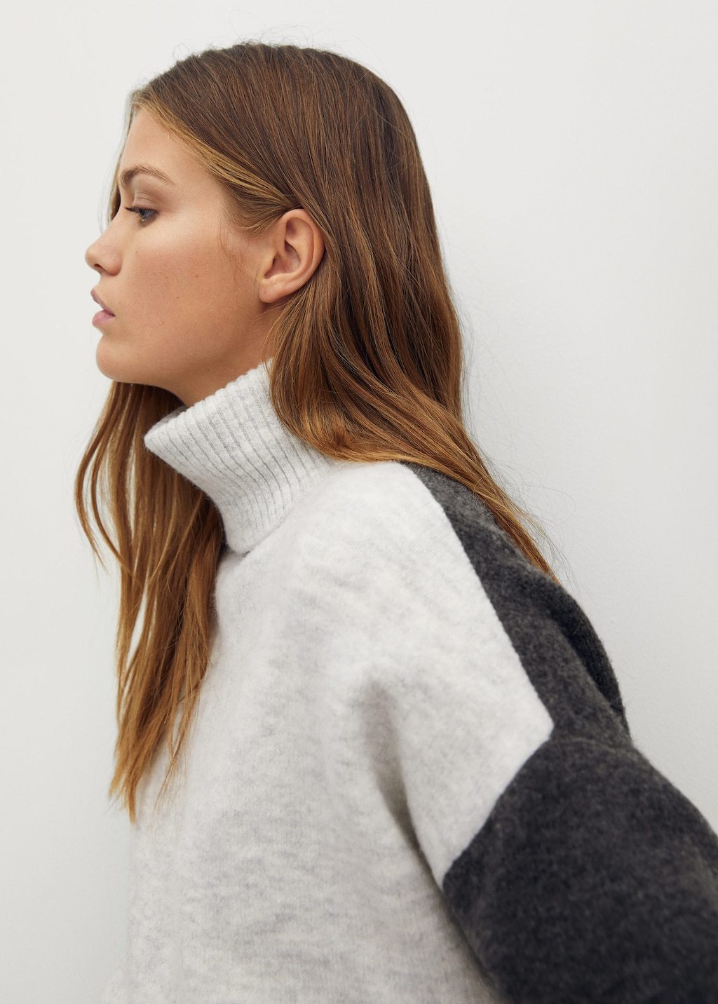 Turtle neck oversize sweater