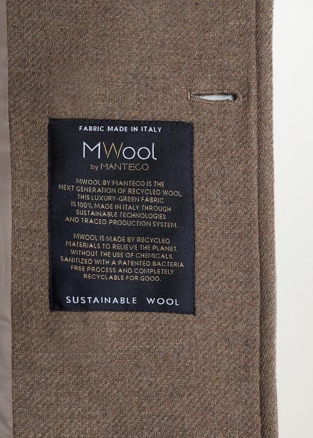 Manteco wool double-breasted coat